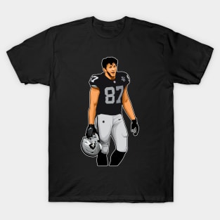 Foster Moreau #87 Walks Off T-Shirt